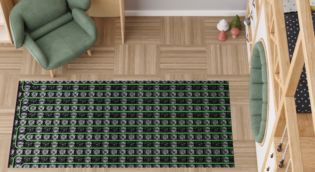 PVC vloer leggen op vloerverwarming: zo doe je het goed