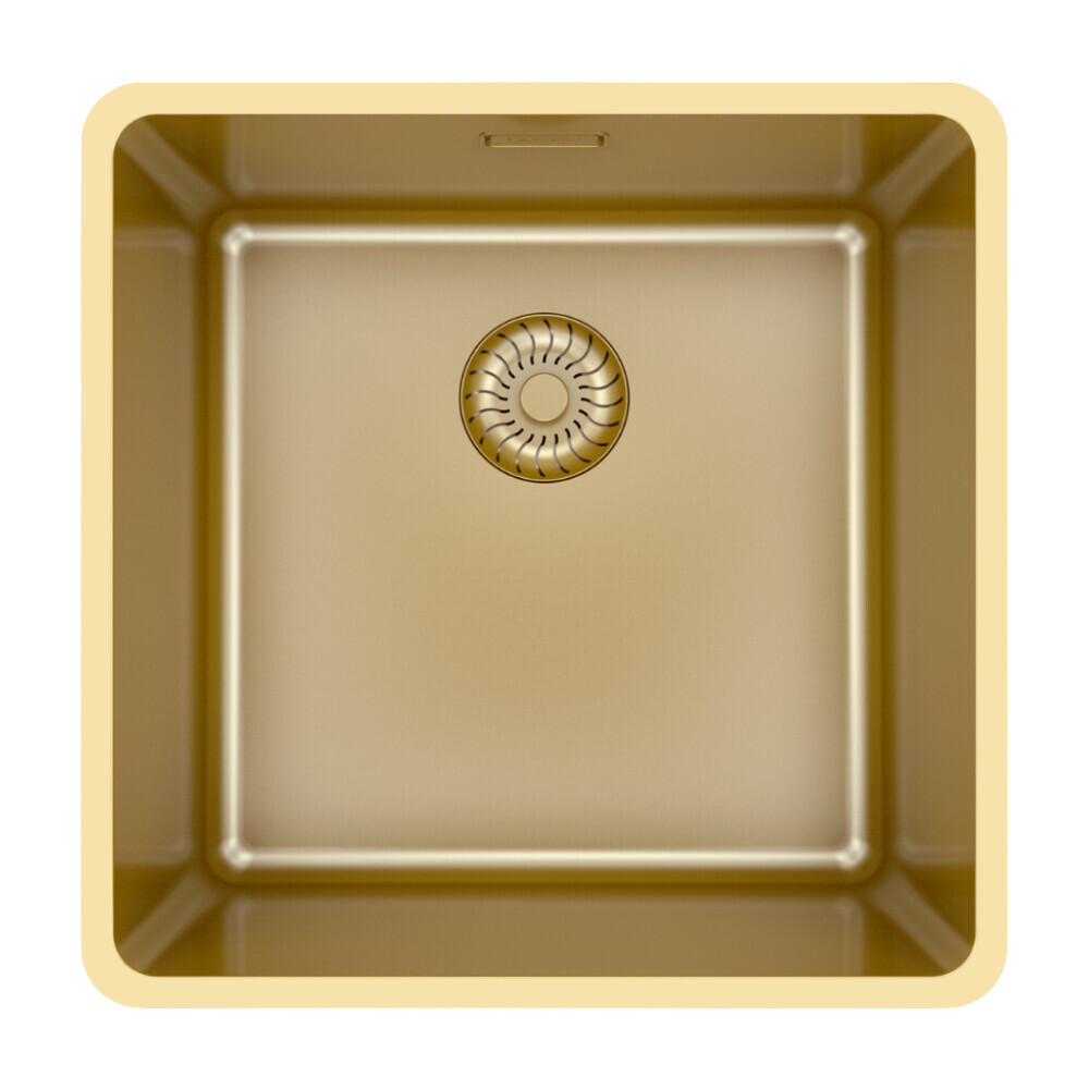 Gouden PVD spoelbak | Caressi