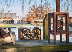 Geef haardhout een stijlvolle plek in de tuin