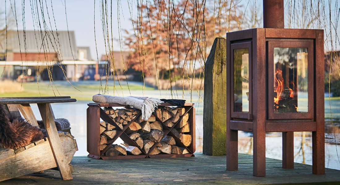 Geef haardhout een stijlvolle plek in de tuin
