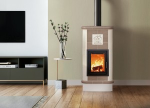 Hybride keramische tegelkachel Quadra 4 - Art of Fire