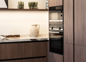 Keuken op maat met marmerlook blad | Kitchenstudio