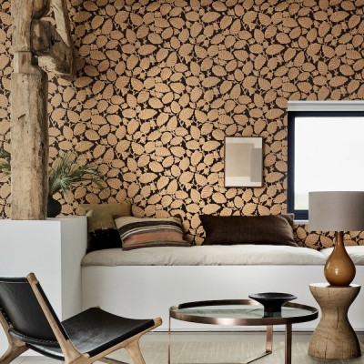 FotoOriginele patronen uit historische panden op de muur. Little Greene behangcollectie