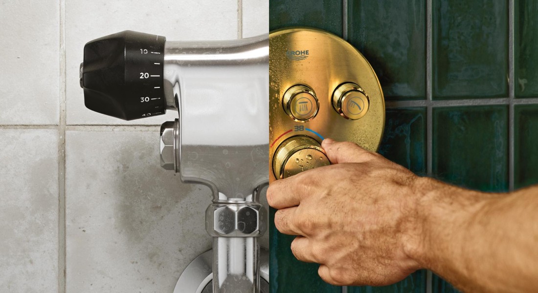 Van Skalatherm tot SmartControl: 70 jaar douche-innovatie