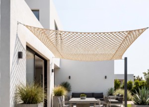 Macramé schaduwdoek rechthoek | ZONZ - ZONZ sunsails