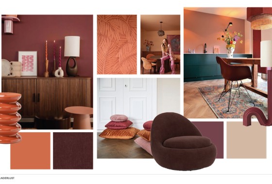 Moodboard Monday: Deze kleurcombo is warm, gedurfd en sfeervol