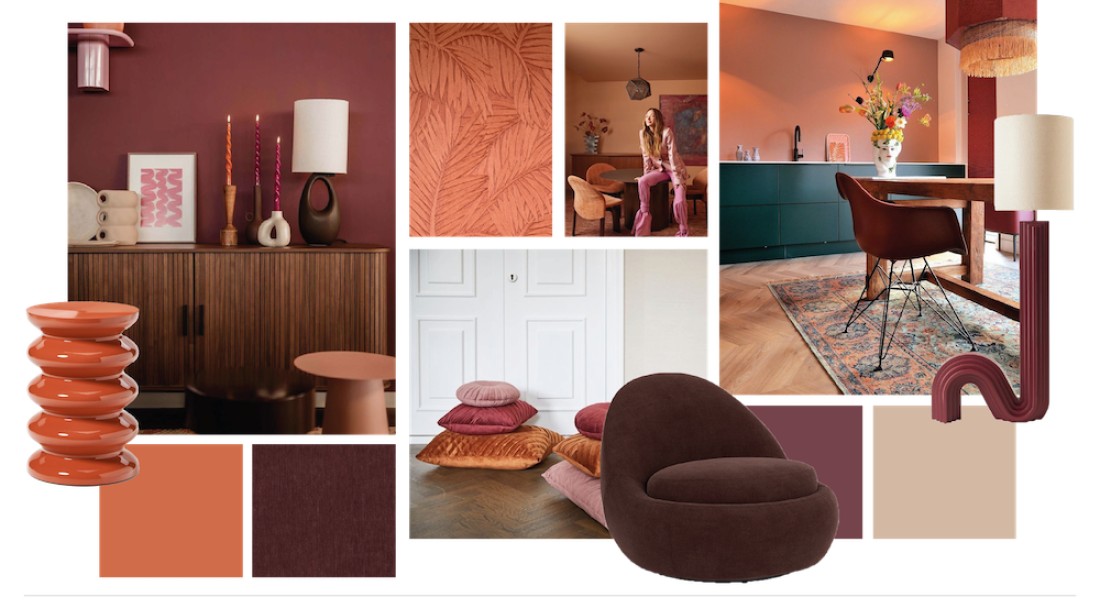 Moodboard Monday: Deze kleurcombo is warm, gedurfd en sfeervol