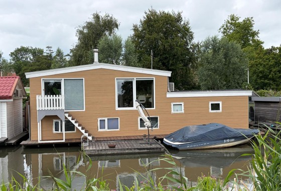 Wonen op het water, zonder jaarlijks schilderwerk