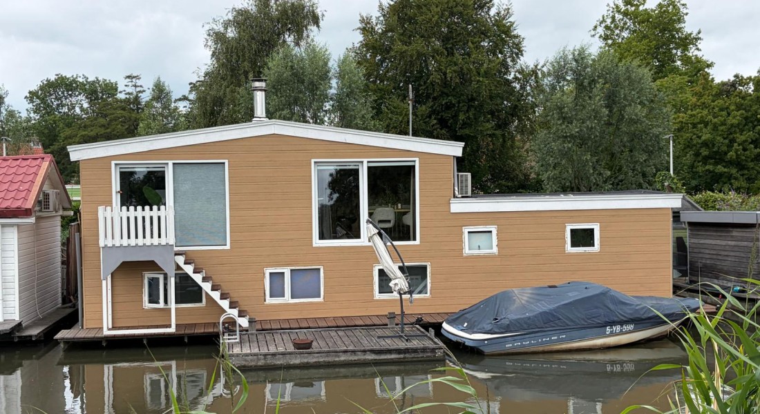 Wonen op het water, zonder jaarlijks schilderwerk