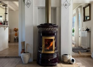Klassieke ronde houtkachel | Art of Fire