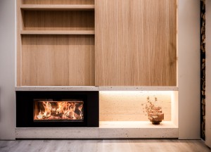 Inbouw houthaard Venus  | M-design - M-Design