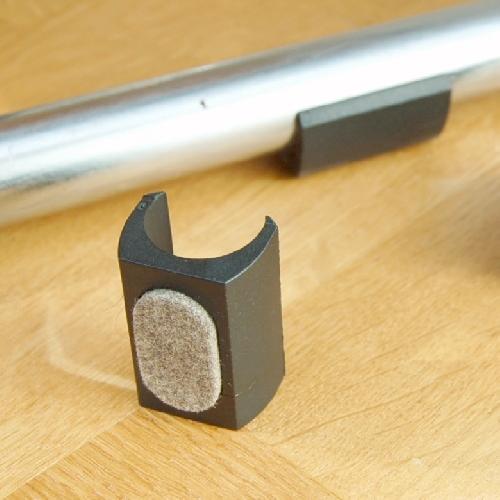 Floorfriendly glijder voor zien van vilt