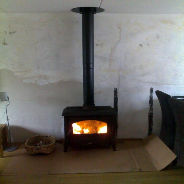 Poujoulat Geëmailleerde kachelpijp van Poujoulat