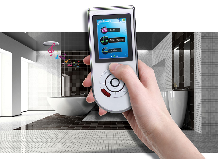AquaSound badkamer radio WMC55Luxe
