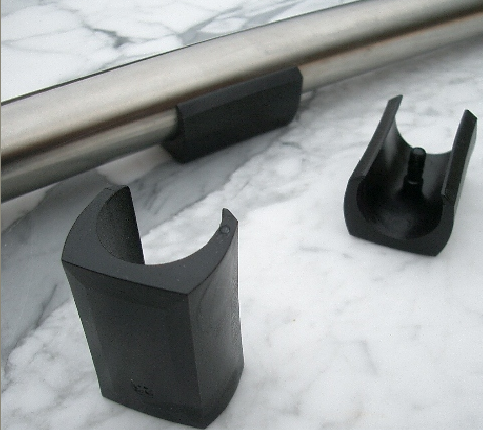 Floorfriendly glijder van kunststof voor buisframes