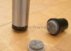 Floorfriendly ronde dop met vervangbaar vilt - Floorfriendly