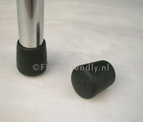 Floorfriendly ronde PVC dop in zware uitvoering