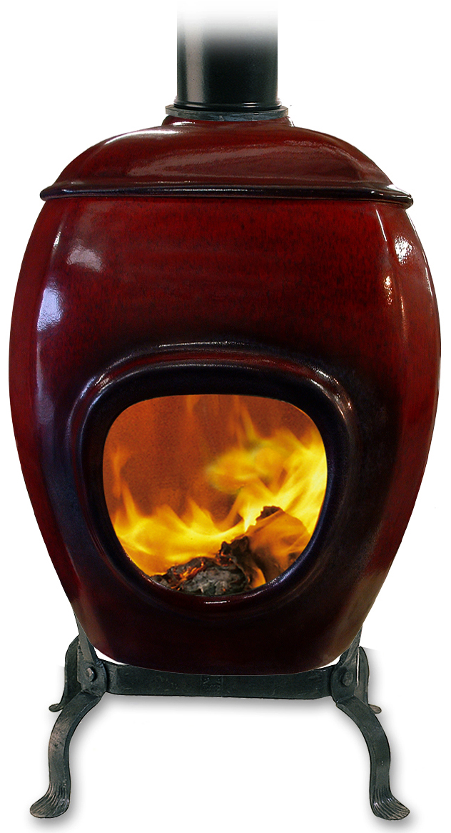 African Flame pothaard Deep Red