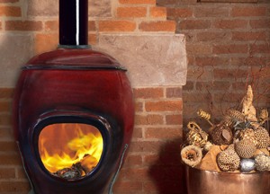 African Flame pothaard Deep Red