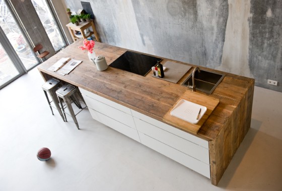 Duurzame houten design keuken RestyleXL - RestyleXL