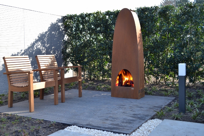 Zeno Colonna - Cortenstalen buitenhaard