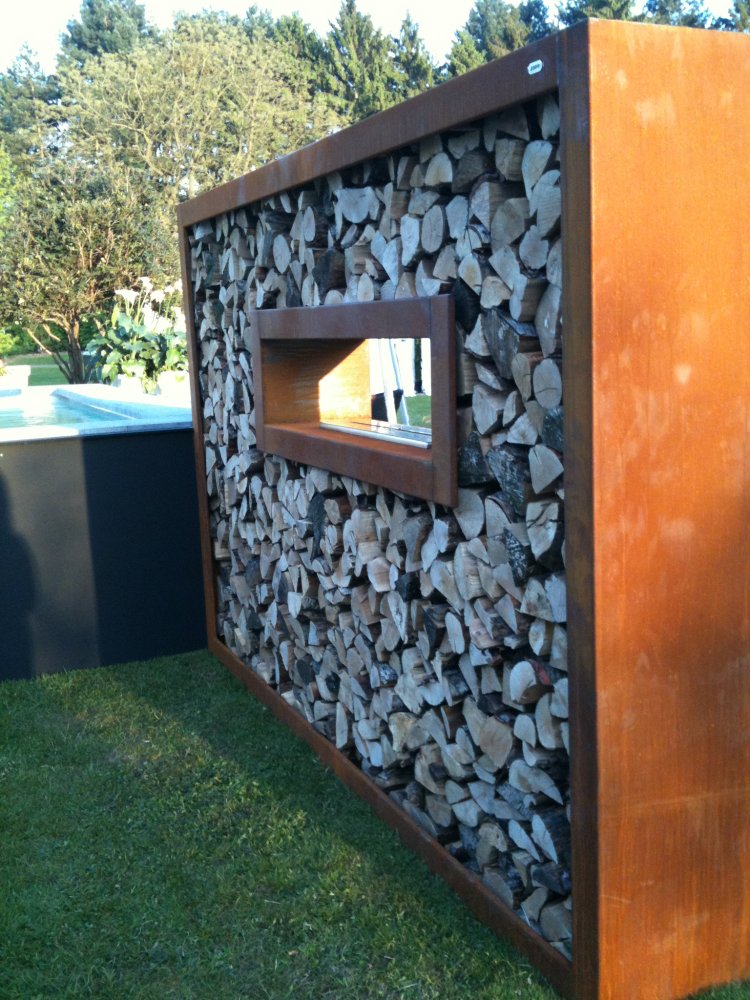 Zeno Garden Divider en tuinhaard