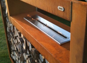 Zeno Garden Divider en tuinhaard