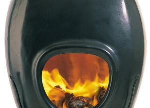 African Flame pothaard Pewter - Art of Fire