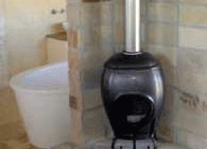 African Flame pothaard Pewter