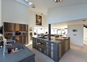 Tieleman-keuken (model Glasgow, 3 kleuren eiken) - Tieleman Keukens