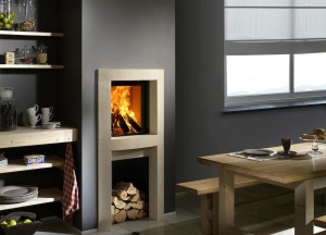 Kalfire W45/48F gesloten houthaard -  frontmodel - Kalfire Fireplaces
