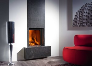 Kalfire W45/48F gesloten houthaard -  frontmodel