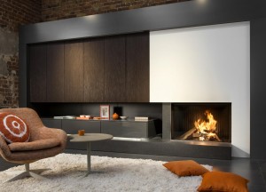 Kalfire W100/61F gesloten houthaard - frontmodel - Kalfire Fireplaces