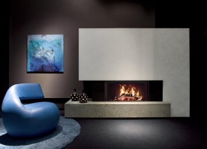 Kalfire W105/47F gesloten houthaard - frontmodel