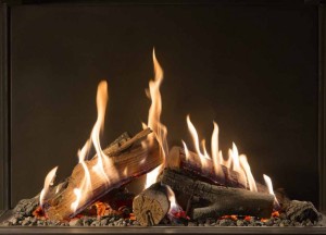 Kalfire GP75/59F gesloten gashaard - frontmodel