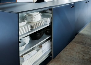 next125 NX902 Indigoblauw glas mat - NX650 Oud eiken