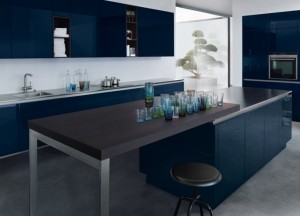 next125 NX501 Indigoblauw hoogglans greeploos wandhangend - next125