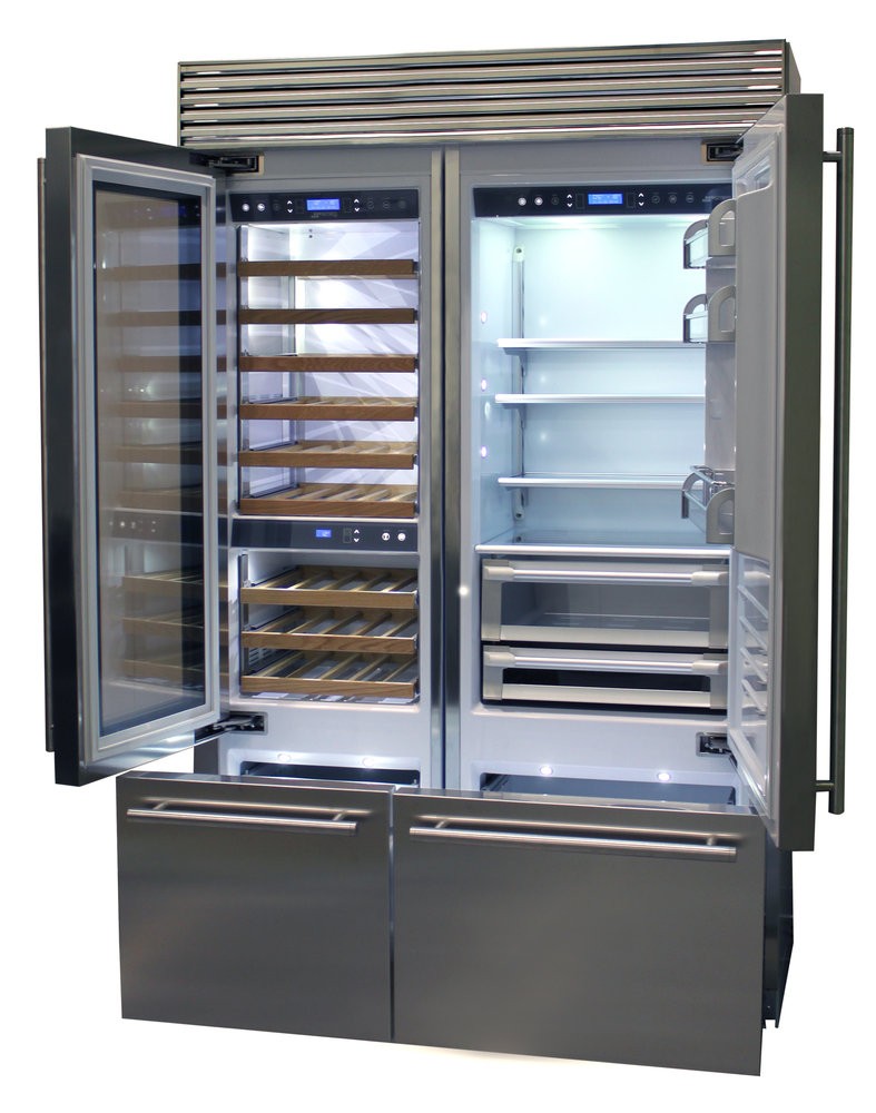 Smeg vrijstaande koelkast RF396RSIXE