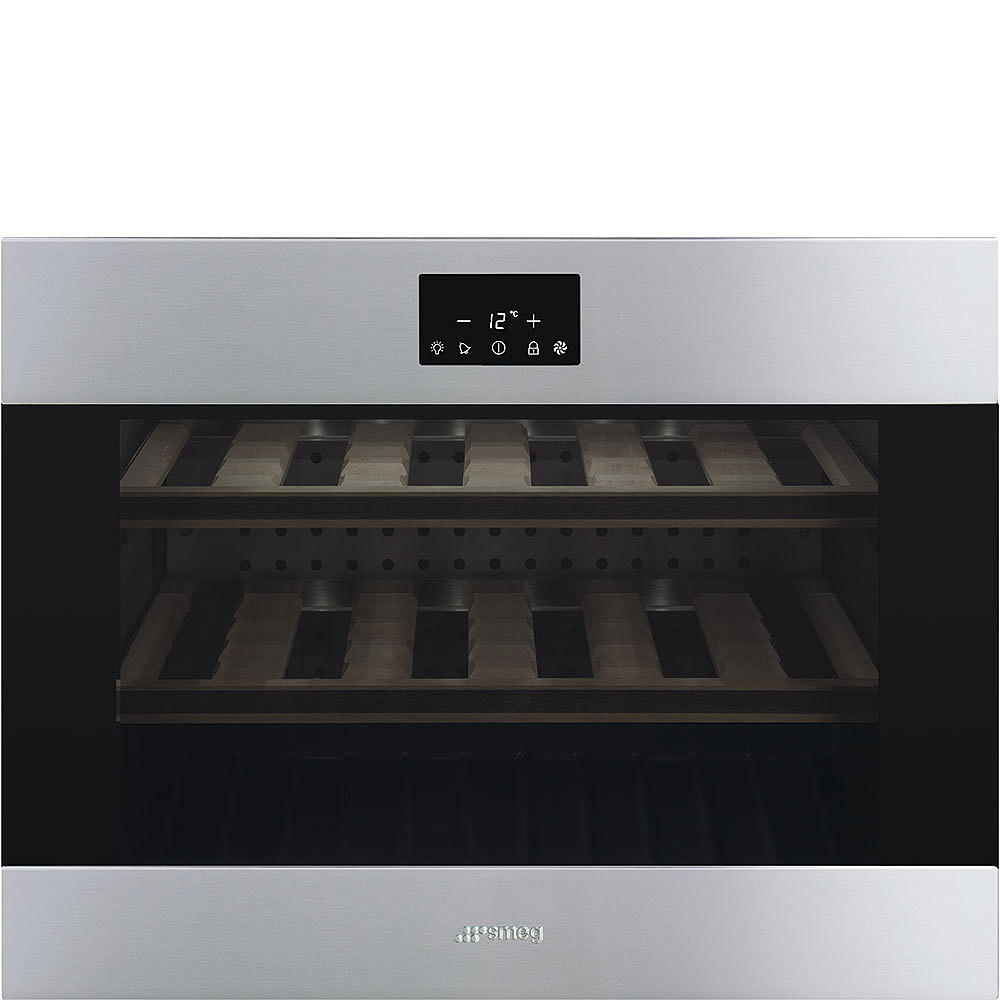 Smeg inbouw wijnklimaatkast CVI318X en CVI338X