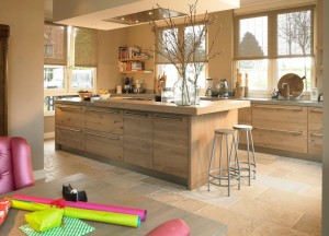 Tieleman houten woonkeuken model Welsh - Tieleman Keukens