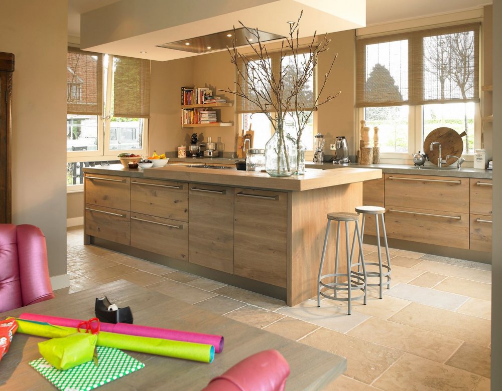 Tieleman houten woonkeuken model Welsh