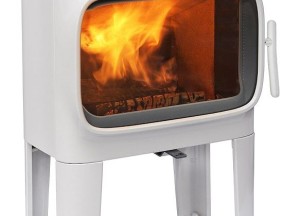 Jøtul houtkachel F 305 LL wit geëmailleerd