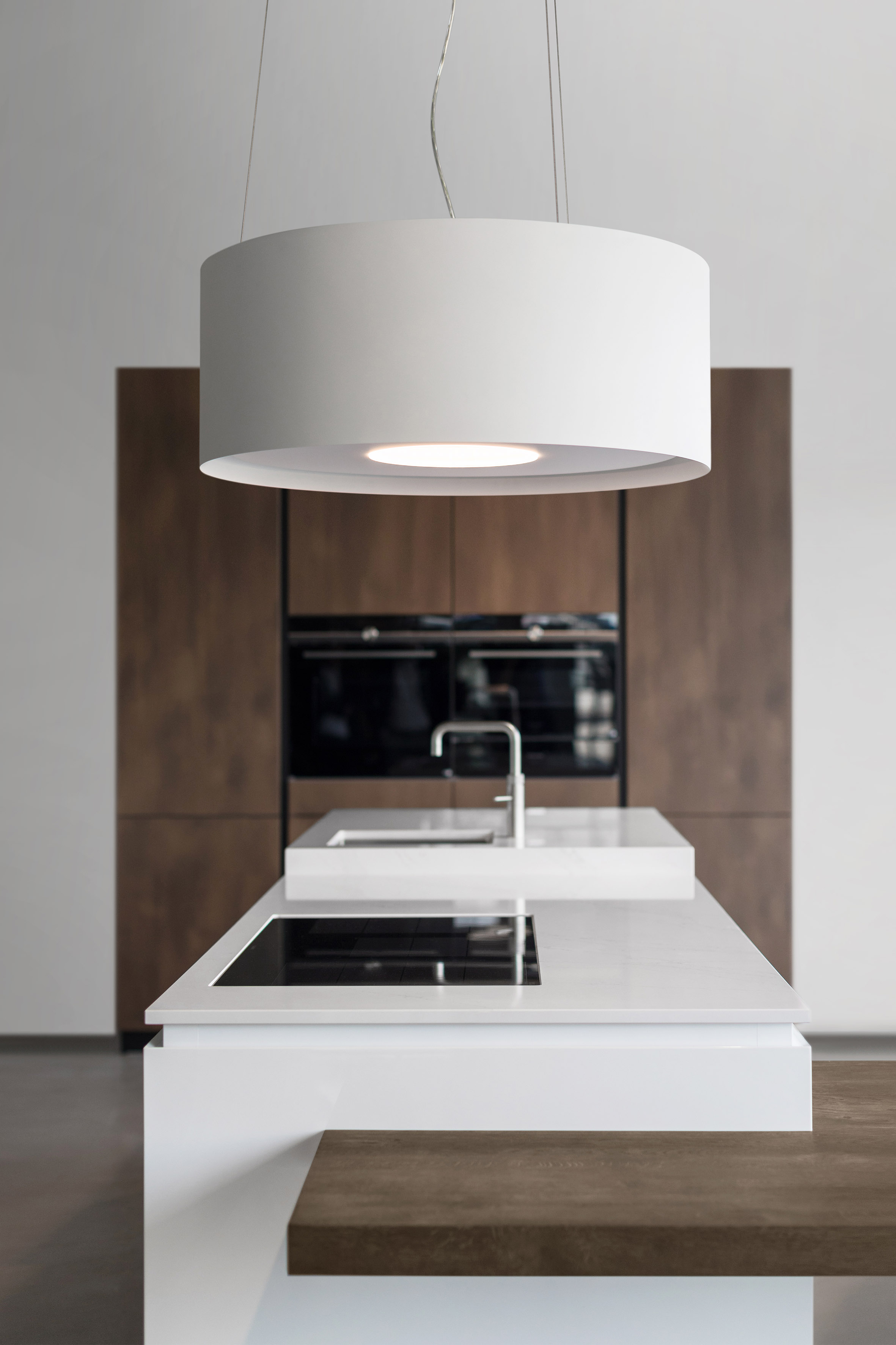 Wave 2620 Eiland afzuigkap en lamp