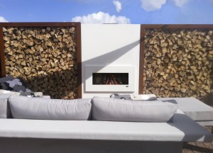 Zeno buitenhaard Retta mini met gardendivider