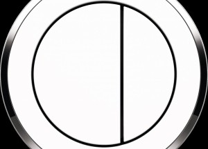 Geberit ronde spoelknop Type 01 en 10