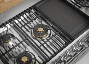 Steel fornuis Genesi met combi-stoomoven