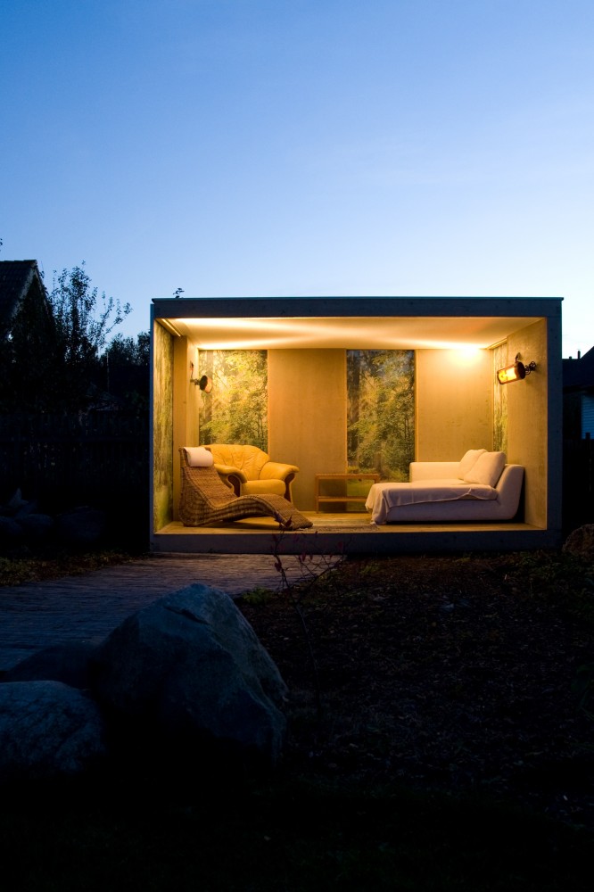 Tuinpaviljoen - overkapping Cube