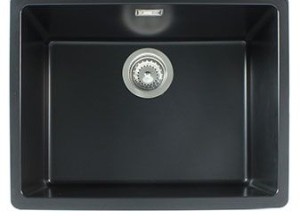 Lavanto spoelbak zwart kunststof - Lanesto spoelbakken