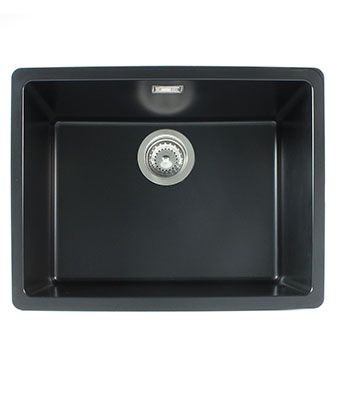 Lavanto spoelbak zwart kunststof