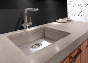 Lavanto lightbeton spoelbak met rvs bodem